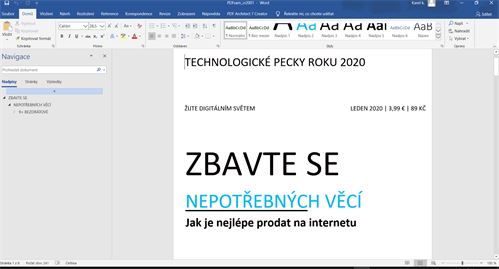 Editujeme PDF Computeru ve Wordu