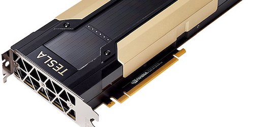 Nvidia začne koncem roku prodávat výpočetní karty Tesla V100 s architekturou Volta pro PCI Express