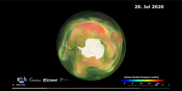 Nejnovější zpráva Evropské služby pro monitorování atmosféry Copernicus (CAMS) přidělá další vrásky všem, kterým není lhostejný osud naší planety. Ozónová díra nad Antarktidou dosáhla letos dosud největších rozměrů za celou historii jejího monitorování.