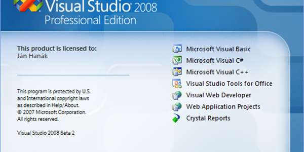 Visual Studio 2008: Vývojářské nekonečno