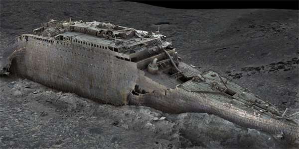 3D model: Příď Titaniku
