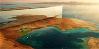Saúdský princ chce překonat faraony a pyramidy. Postaví 170 kilometrů dlouhý zrcadlový mrakodrap