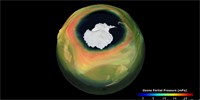 Ozónová díra nad Antarktidou dosáhla rekordních rozměrů – je skoro 300× větší než celé Česko