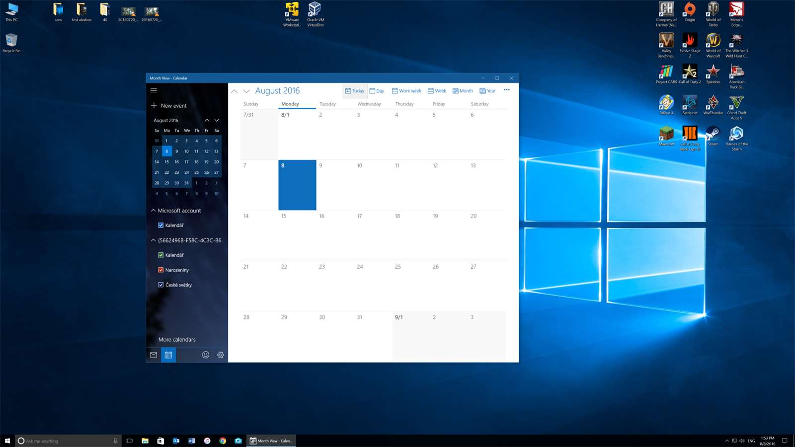Galerie - Windows 10 zkouší změny v pravém dolním rohu. Notifikace a panel s nastavením jdou od sebe – Živě.cz