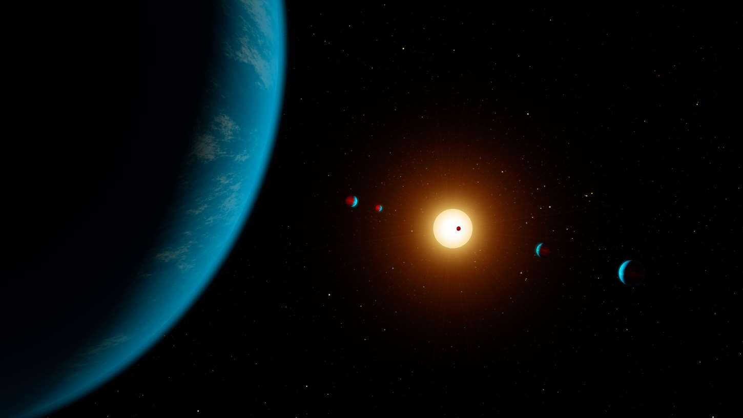 Galerie - Šest planet u jedné hvězdy a na každé život? Podle vědců je to možné – VTM.cz