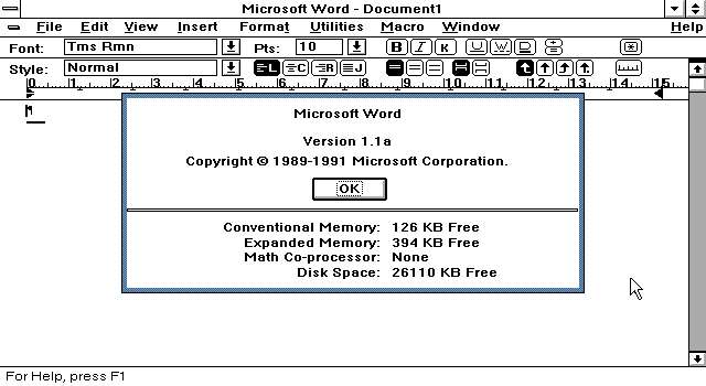 Galerie - Microsoft ukázal zdrojové kódy stařičkého DOS 1.1 a Word for Windows 1.1 – Živě.cz