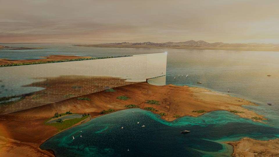 Galerie - Saúdský princ chce překonat faraony a pyramidy. Postaví 170 kilometrů dlouhý zrcadlový mrakodrap – VTM.cz